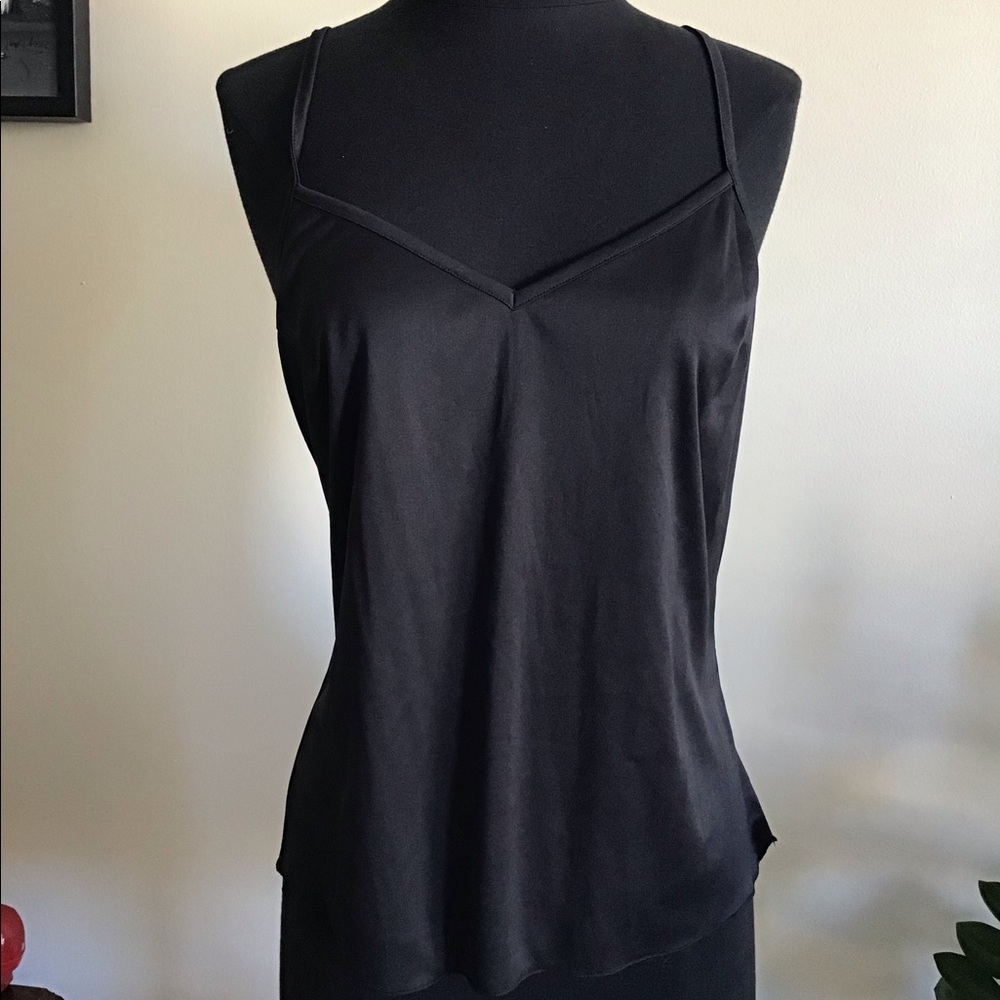 Embellished Sheer Top with Camisole Sz M - Picture 5 of 7